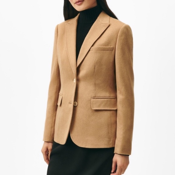 Brooks Brothers Loro Piana Baby Camel Hair Blazer Jacket Size 10P - Picture 15 of 15